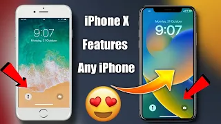 How To Get iPhone X Notch On iPhone 5s/6/6 Plus🔥🔥 | Fix iPhone Home Button Not Working