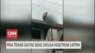 Pria Tewas di Atas Seng Diduga Kesetrum Listrik