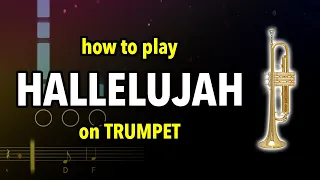 How to play Hallelujah on Trumpet | Brassified