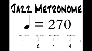 Jazz 2 & 4 Metronome BPM 270