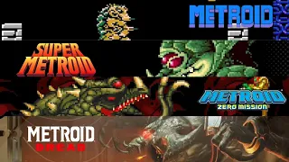 Evolution of Kraid Boss Battles in 2D Metroid Games (1986-2021)