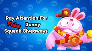 Some people are faking Bunny Squeak Giveaway So Don't get Fooled