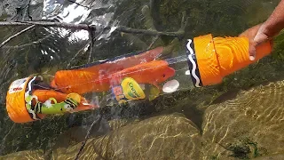 DIY Crayon FISH TRAP Catches Big Fish | Monster Mike Fishing