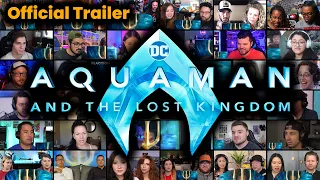 Aquaman and the Lost Kingdom  - Trailer || REACTION MASHUP || Aquaman 2 - Jason Momoa - DCU