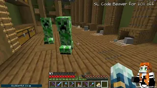 Minecraft Clip: Grian and Scar creep up on Cleo - Warning: Language(zombiecleo)