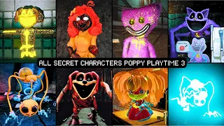 I FOUND ALL SECRET CHARACTERS in Poppy Playtime Chapter 3! [Secret Showcases]