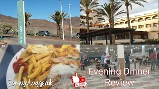 Morro Jable Barcelo Occidental Jandia Mar Hotel Evening Dinner Review #fuerteventura
