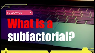 What is a subfactorial and how to solve it? #shorts