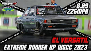 EL VERSATIL WORLDS FASTEST .8 **2JZ ** COROLLA 6.09 @226mph | WORLD SPORT COMPACT CHALLENGE 2023