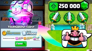 САМЫЙ БОЛЬШОЙ ТУРНИР 250 000 ГЕМОВ | CLASH ROYALE