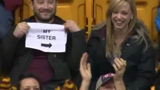 Awkward Moment LOL! : Man Pulls Out Sign on Minnesota Gophers Kiss Cam (VIDEO LINK) 2/14/14