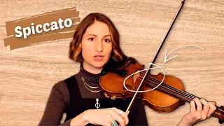 How To MASTER Spiccato Bow Stroke