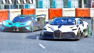 Bugatti Divo GTR vs Bugatti Bolide at Highlands