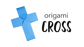 Easy Origami Cross / Crucifix Tutorial - Paper Kawaii