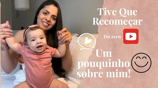 PRIMEIRO VÍDEO DO CANAL UM POUCO SOBRE MIM MÃE DE 4 PEQUENOS NOS ESTADOS UNIDOS 🇺🇸RECOMEÇANDO