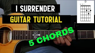 I Surrender I Guitar Tutorial (with capo) I Hillsong Worship