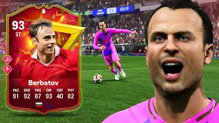 93 Golazo Hero Berbatov is actually INSANE.. With a mad PlayStyle+ combo!