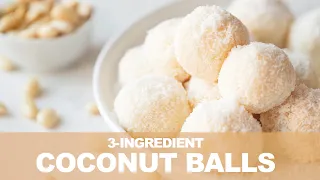 3-Ingredient Raffaello Coconut Balls Recipe | Easy No-Bake Dessert Idea