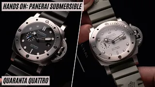 HANDS-ON: The Panerai Submersible QuarantaQuattro hits the goldilocks size