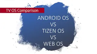 TV OS Comparison |  Android OS | Tizen OS | Web OS