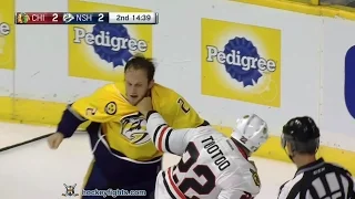 Jordin Tootoo vs Anthony Bitetto Oct 14, 2016