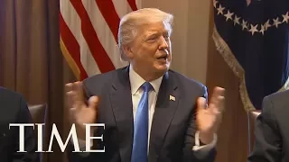 President Trump Says He Will 'Beat Oprah' But Doesn't Think She Will Run For President | TIME