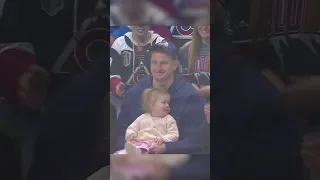 Jokic and his daughter at the Avalanche game 🥹❤️