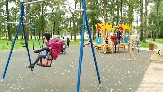Открытие детской площадки на улице Суворова