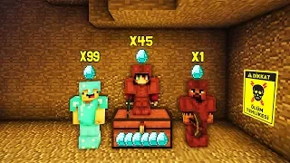 FAKİR VS SAKAR ELMAS BULMA YARIŞMASI !! 😱 - Minecraft