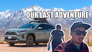 Last Adventure With Just Us 2 - Exploring the Eastern Sierra - Camping / Off-Roading Rav 4