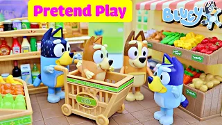 BLUEY and BINGO's Exciting Supermarket Adventure: Discovering Healthy Foods and Surprises!