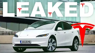 NEW 2024 Tesla Model Y LEAKED - Project Juniper FIRST LOOK!