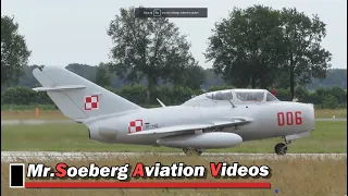 Unforgettable Sound of the Mig 15UTI taking off at Volkel