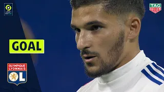 Goal Houssem AOUAR (28' pen OLYMPIQUE LYONNAIS) OLYMPIQUE LYONNAIS-OLYMPIQUE DE MARSEILLE 1-1 20/21