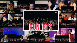 [CHOREOGRAPHY] BTS (방탄소년단) '달려라 방탄 (Run BTS)' Dance Practice | REACTION MASHUP #BTS #방탄소년단 #달려라방탄