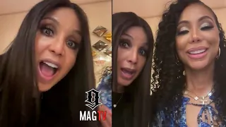 Toni Braxton Sings Brandy's "Full Moon" Song During Lunch With Sister Tamar! 🗣