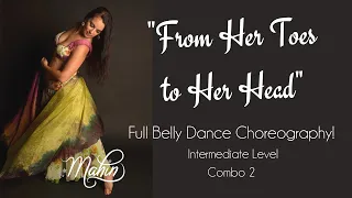 ⭐Full Belly Dance Coreography : Combo 1⭐