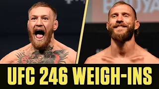 UFC 246 Weigh-Ins: Conor McGregor vs. Donald ‘Cowboy’ Cerrone