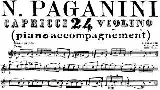 Paganini Caprice 24 | Piano Accompaniment