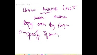 fungal sinusitis || ENT