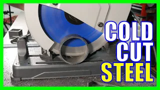 Cutting Steel With a Saw Blade - Evolution S355 Chop Saw