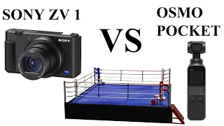 Sony ZV 1 VS Osmo Pocket /// a comparison in 4K