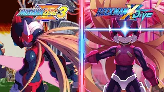 Omega Zero Boss Comparison - Mega Man X DiVE