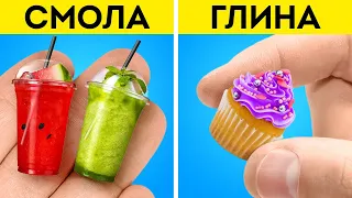 ЭПОКСИДНАЯ СМОЛА vs ПОЛИМЕРНАЯ ГЛИНА || Невероятные украшения и милые изделия своими руками