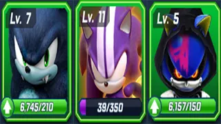Sonic Forces Speed Battle - Werehog vs Darkspine Sonic vs Metal Reaper - All Characters Unlocked