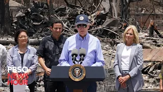 WATCH: Biden says government will help Maui ‘for as long as it takes’ in fire recovery