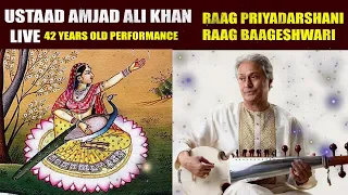 Ustad Amjad Ali Khan Sarod | raag priyadarshini sarod | raag bageshri sarod