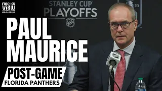 Paul Maurice Reacts to Florida Panthers Taking a 3-0 Lead vs. Toronto Maple Leafs | Post-Game