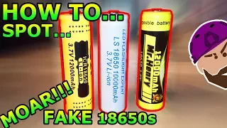 HOW TO: Spot MOAR fake 18650 Batteries! | Group Test