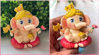 Crafting Little Ganesha | Ganesh Chaturthi Craft with Air Dry Clay